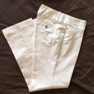 The Limited Drew Fit White Dress Pants, 4S